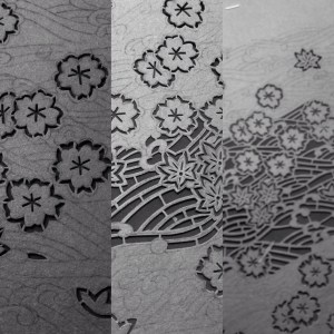 古典柄 楓桜模様② 2nd step