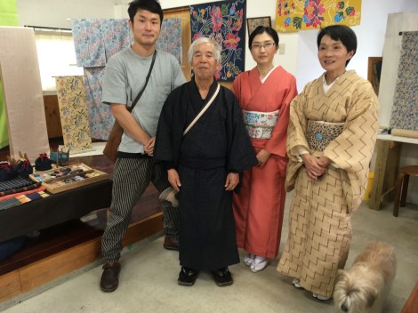 私の師匠である知念績元先生の大の友人であり、同じく巨匠である金城昌太郎先生が来てくださいました。